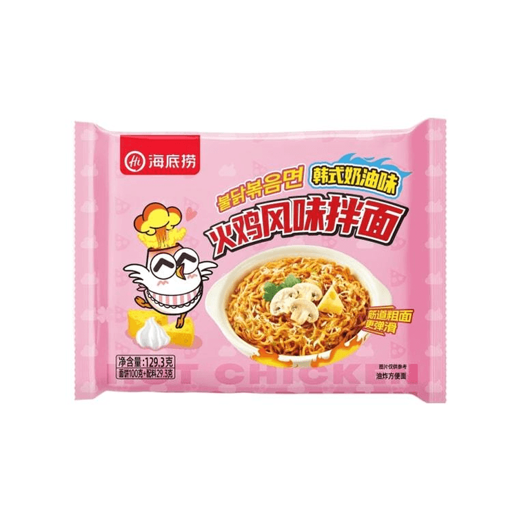 Korean Creamy Fire Chicken Mixed Noodles 129.3gX1 pack - Yami.com