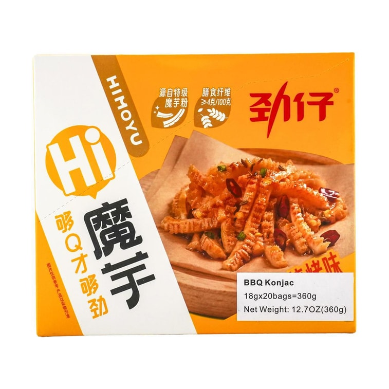 劲仔 Hi 魔芋 烧烤味 18g*20包 6