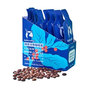 【中國直郵】 瑞幸咖啡 冷萃咖啡液 美式風味 25ml*9