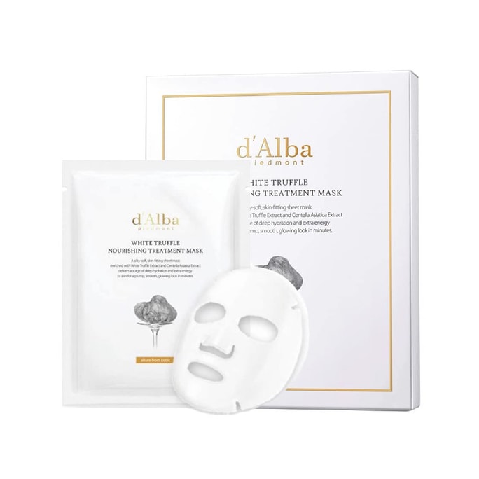 d'Alba White Truffle Nourishing Treatment Mask 5 sheets