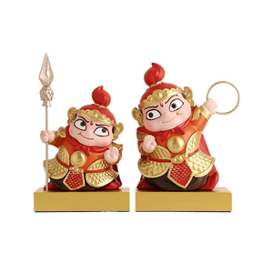 Beihanmei Nezha Door God Ornament Living Room Entrance Foyer Office Desktop Decoration 18cm
