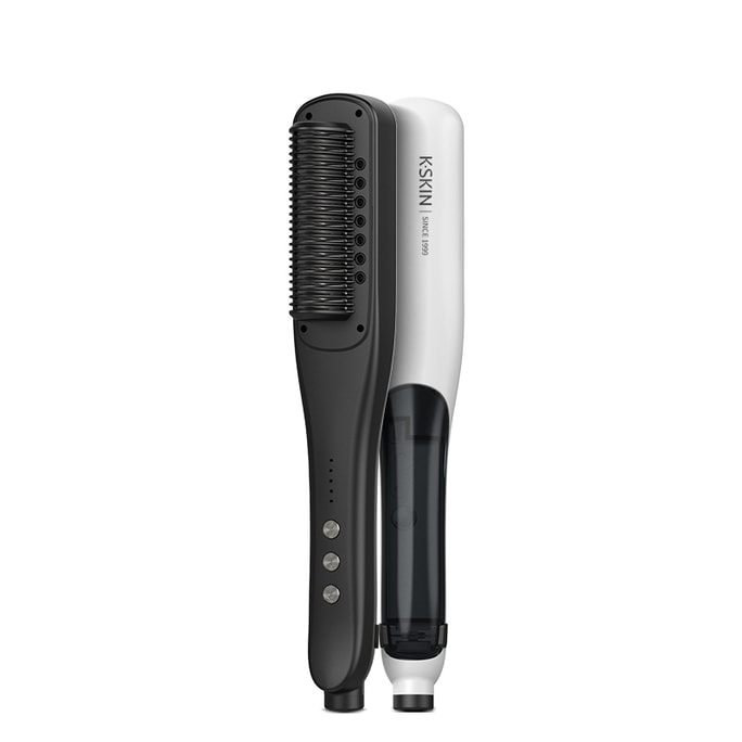 Steam Straight Hair Comb White 1 PC