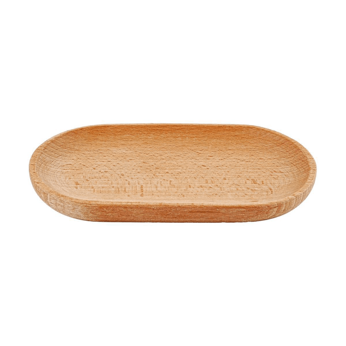 木製トレイ 楕円形 10×8cm