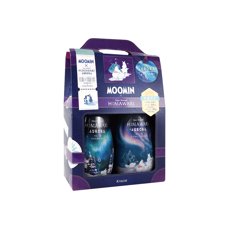 KRACIE HIMAWARI Moomin Aurora Gloss Repair Shampoo 400ml +