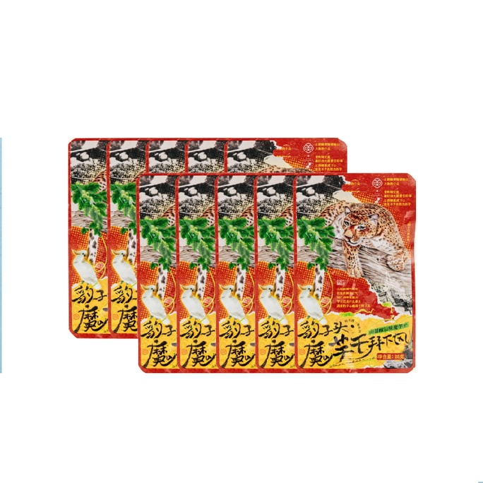 [중국 직송] 차얀웨세차얀 ​​패밀리 곤약 건조 곤약 상쾌한 산초 오일 맛 25g * 10 봉지