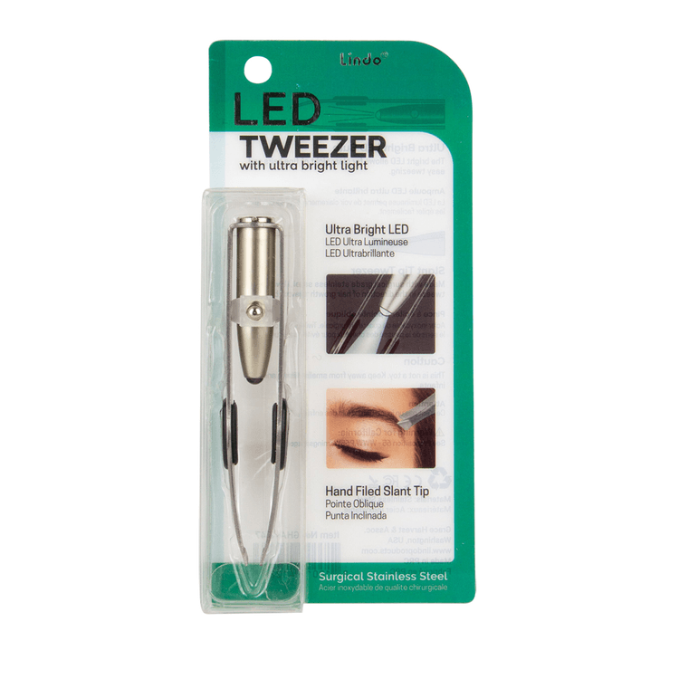 Makeup, New Led Lighted Tweezers Button Cell Batteries Included