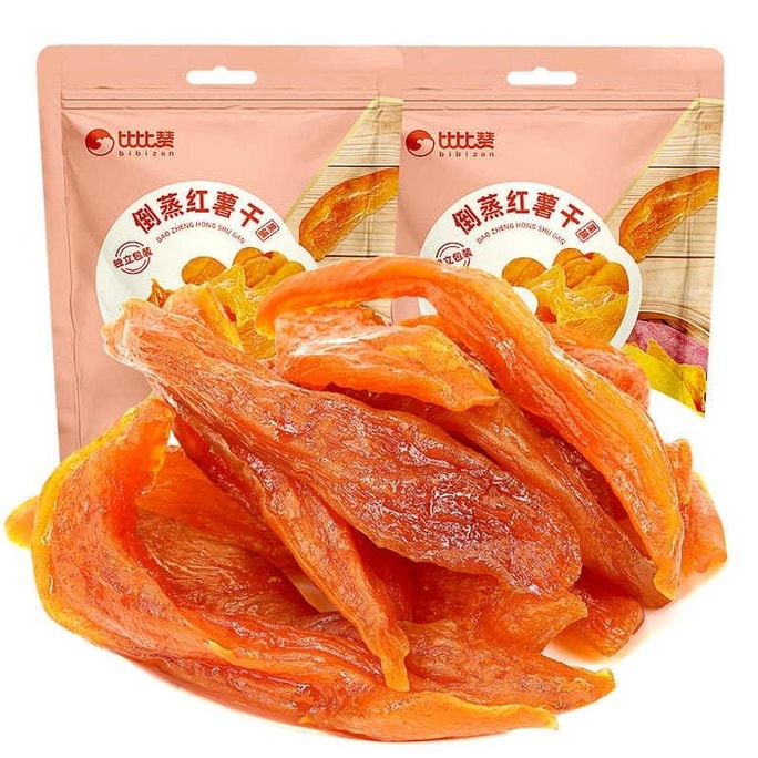 比比贊 倒蒸地瓜乾 地瓜乾 250g【香甜軟糯 勁道不黏牙】【網紅爆款】