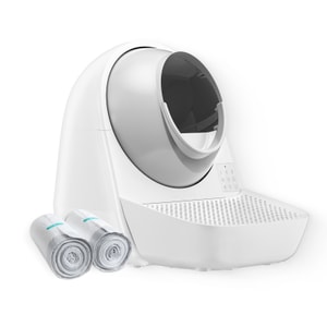 【Yami Exclusive Bundle】CATLINK ProX Luxury Self-Cleaning Litter Box With Ramp And 2 Rolls Of Waste Bags