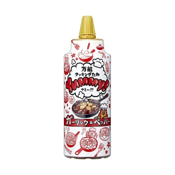 【日本直邮】 日本 山佐酱油 山佐 蒜香胡椒 美味万能多用途烤肉烹饪酱 240g