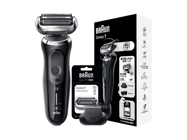 Series 7 71-N1500s-BSP Electric Shaver 360° Flex System 3-Blade