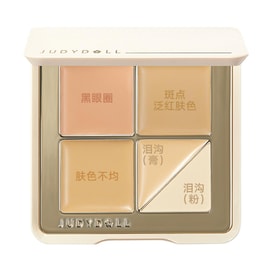 Clud-Touch Concealer Palette, 5-Color Multi-Correction, #1.5 LIGHT - Hydrating & Long-Lasting (12H Wear)【NEW】