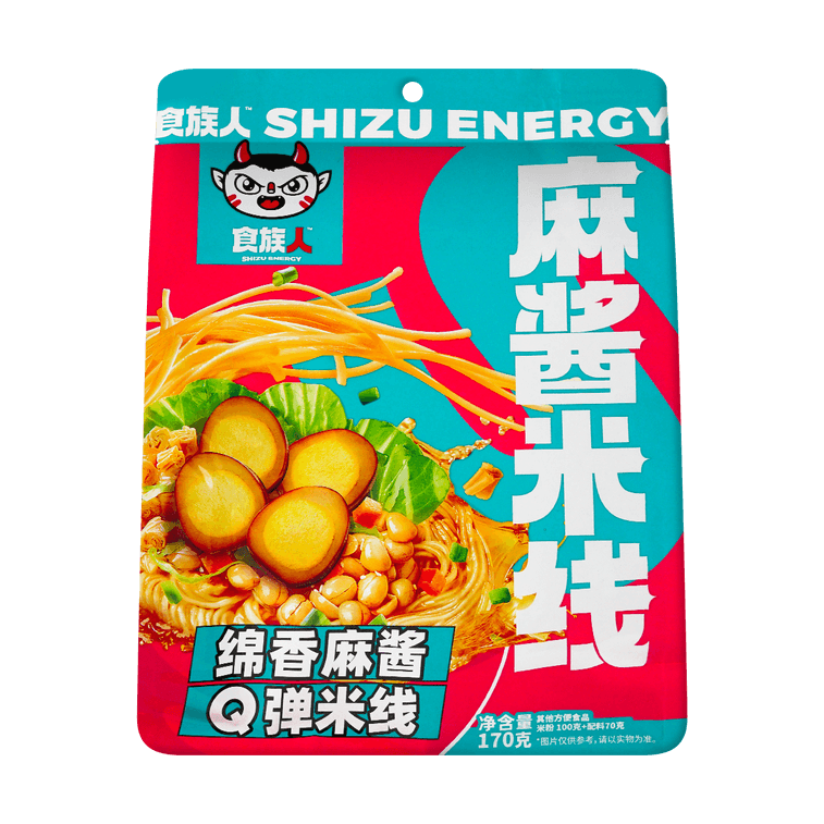 食族人 麻醬米線 即食宵夜米粉 170g【醇香濃厚】 3