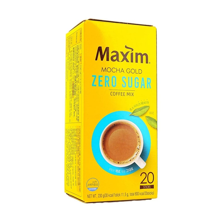 韩国MAXIM麦馨 金牌摩卡零糖速溶咖啡 20包入 230g 3