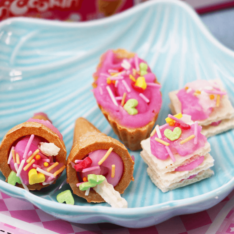 Popin Cookin DIY 케이크 샵 아이스크림 콘 프로스팅 디저트, 0.92oz 16