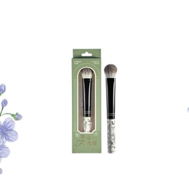 [중국 직배송] 에르무타오 슬로핑 블러셔 브러시, 슬로핑 셰이프 스티플링 브러시, 초보자 메이크업 브러시 도구, 1개