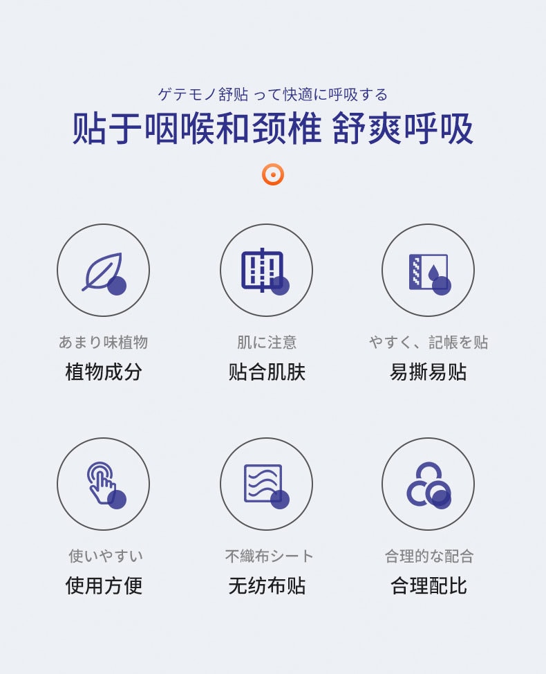  日本 京都 咽舒貼 咽喉貼 護喉貼 乾癢貼 8片/盒【適用嗓子不爽 咽喉不爽 咳嗽 扁桃體不爽】