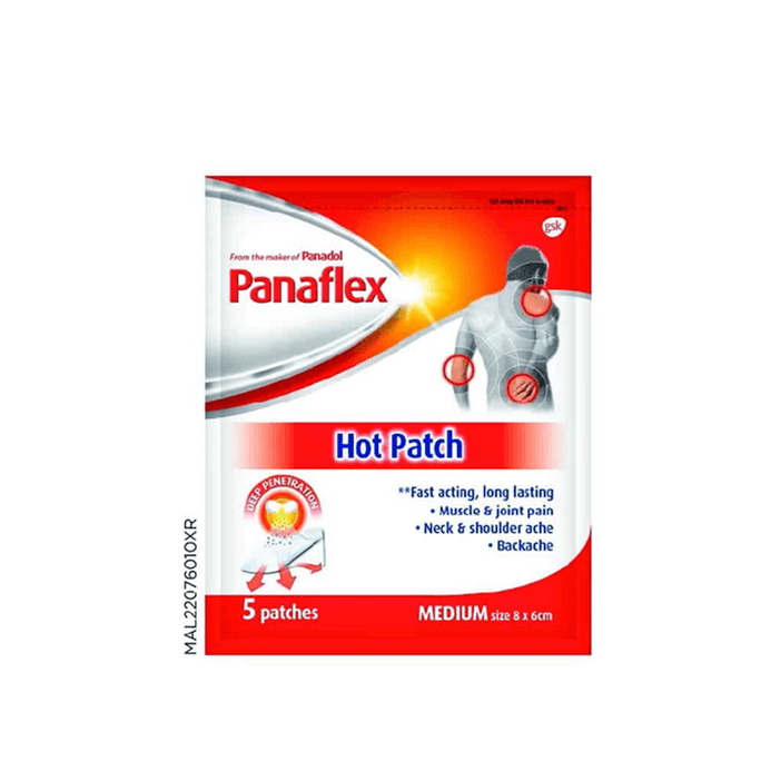 澳洲 Panadol PANAFLEX 鎮痛熱貼 5片裝