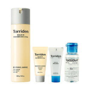 Solid In For Men Ceramide Moisturizing All-in-One Special Set, 7.05 oz. + 0.7oz. - with DIVE IN Skin & Gel Lotion