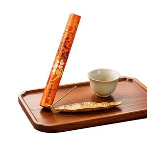 Handcrafted Agarwood & Sandalwood Incense "Tian Guan Ci Fu" – Natural Ingredients, Comes with Deluxe Holder, Perfect for Prayer, Relaxation, Cleansing Energy, Mindful Living