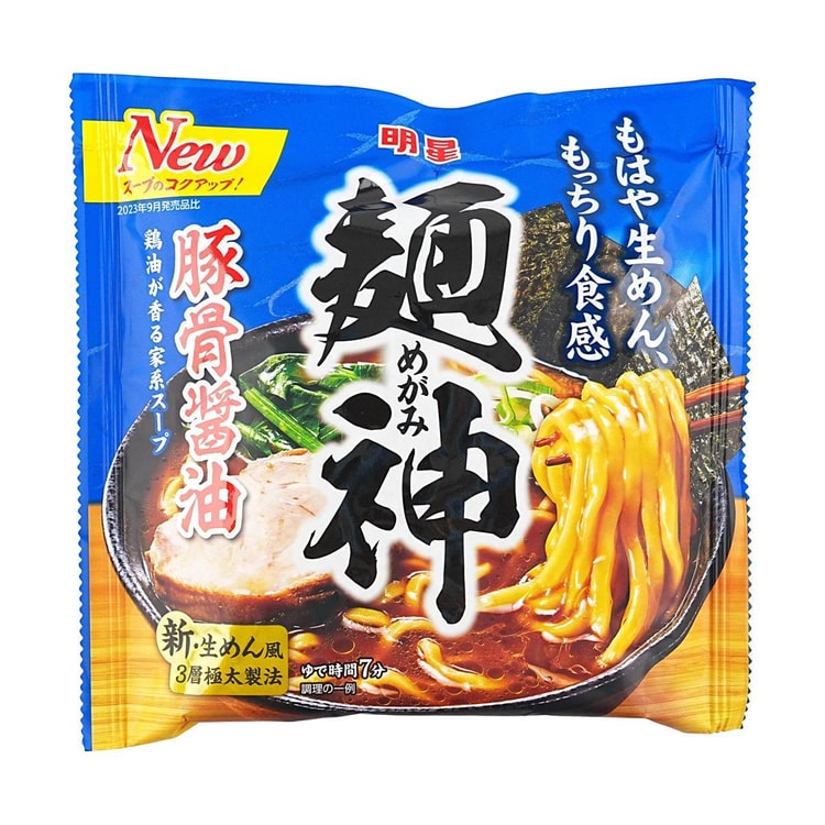 明星食品 女神とんこつ醤油、4オンス - Yami