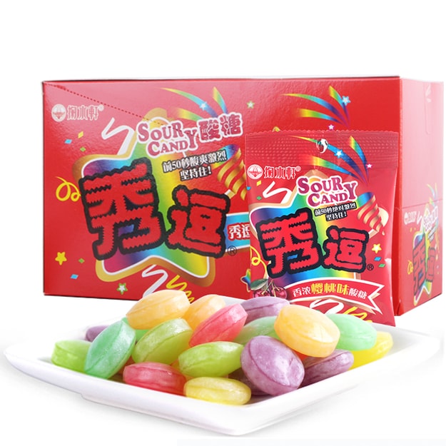 【中国直邮】掬水轩 秀逗樱桃爆酸糖15gx12包