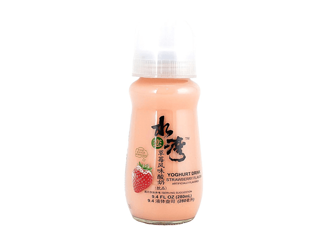 SHUILIANWAN ストロベリーヨーグルトドリンク - かわいい哺乳瓶の蓋
