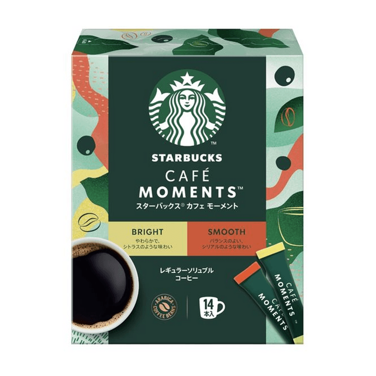 Starbucks Café Moment Black Coffee Bar Pack 1 Box (14) - Yami.com