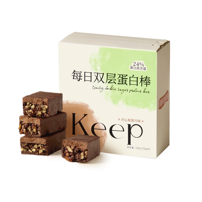 Double-Layer Protein Bar Pistachio Dark Chocolate Flavor 150g (25g*6)