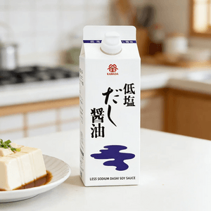 Teien Dashi Shoyu- Japanese Style  Less Sodium Dashi Soy Sauce, 16.9 fl oz 【For Noodles, Sashimi and Tofu】