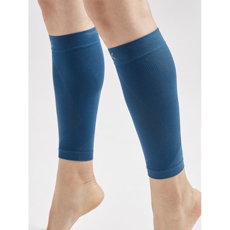 【中國直郵】Keep一對小腿襪套運動護具減震排汗 藍色s碼 3