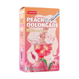 韩国KAYFOOD 蜜桃乌龙茶冲饮  10包入 50g【低卡0蔗糖】