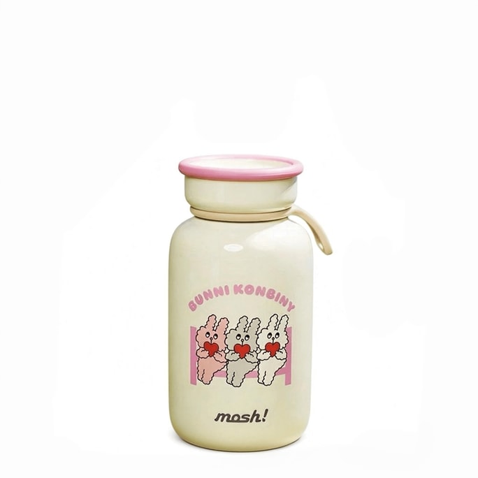 日本 mosh! mosh! 拿铁杯bunni兔联名款 美乃滋 330ml 1个