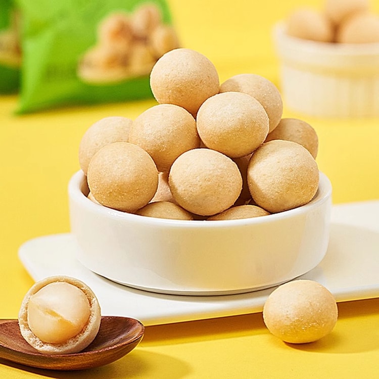 Wasabi Flavored Macadamia Nut Internet Celebrity Snack Pop Dried