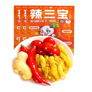 고촉미도 [지리적 표시 제품] 매운 삼총사 사천 김치 [매운 고추, 매운 조그만 고추, 매운 생강, 롱추 고추] [다진 고추 생선 머리, 매운 고추 소고기] 새콤 매콤 상큼한 맛, 오래된 단지에서 숙성된 김치 250g/봉
