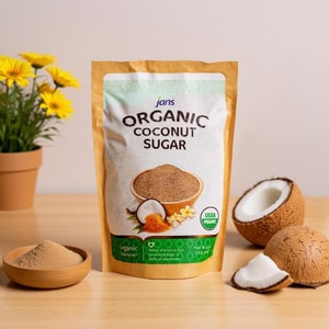 印尼JANS 有機椰子糖 454g【代糖椰子花糖】【可用於甜點蛋糕烘焙咖啡】【低升糖無麩質】