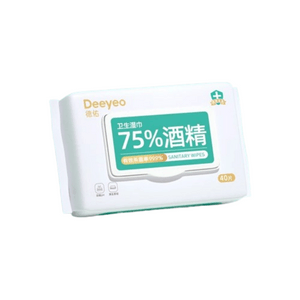 75% Alcohol Disinfectant Wipes 99.99% Germ-Killing Baby Wipes 40 sheets/pack 99.99% Antibacterial Baby Wipes