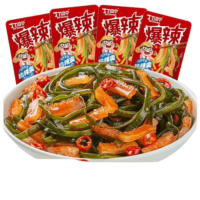 Spicy Konjac & Kelp Snack, Instant Enjoyment, 12g*5 Packs