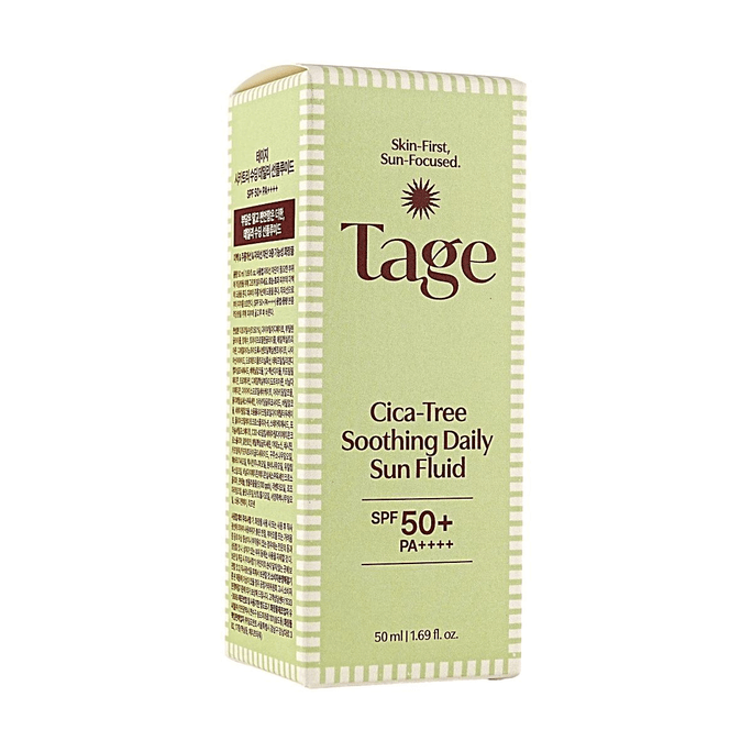 CICA-TREE Soothing Daily Sun Fluid SPF50+ PA++++ Centella Tea Tree Calming Sensitive Skin【Cica Tea Tree Soothing Sun Pro