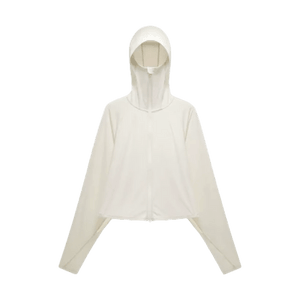 303UV Pro Women's Moisture-Wicking Quick-Dry Cape Sun Protective Jacket, Off-White, M, UPF100+