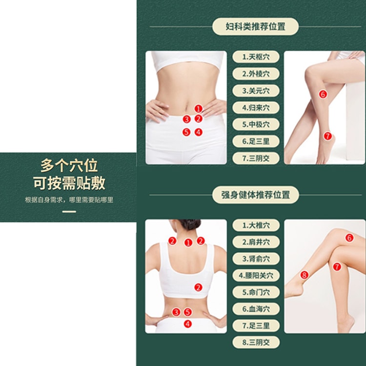 QiAi Ji Sanfutie Wormwood Moxibustion Moxa Patch Plaster 30
