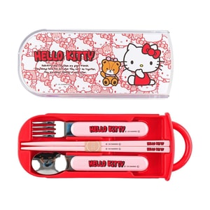 スケーター 抗菌箸・スプーン・フォーク3点セット ハローキティ