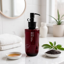 柳絲木OSITREE 黑茶水感潔顏油 黑茶卸妝油 乾濕皆可 200ml 禦氧煥發 水感輕薄 清爽舒適淨卸 敏感肌可用