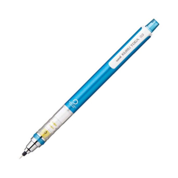 Automatic pencil automatic rotation write continuous lead 0.3mm blue