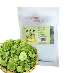 泷御堂 脱水莴笋干当季新鲜莴笋  色泽翠绿 新鲜爽脆 100g