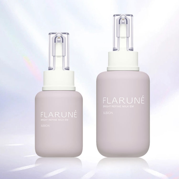 ALBION Flarune Bright Refine Milk EM Moisturizing 110g - Yami.com