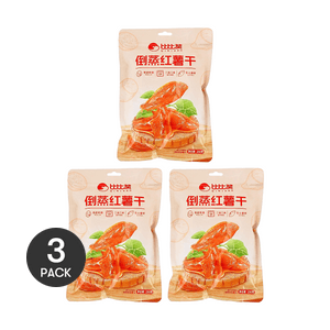 BiBiZan Steamed Sweet Potato Chips 8.82oz*3