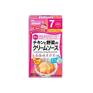 7 months + baby food supplement chicken vegetable cream sauce 6 bags