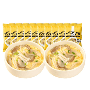 【中国直邮】炖炖好菌菇五福汤冲泡即食冻干蔬菜速食汤速溶早餐 8g*10袋