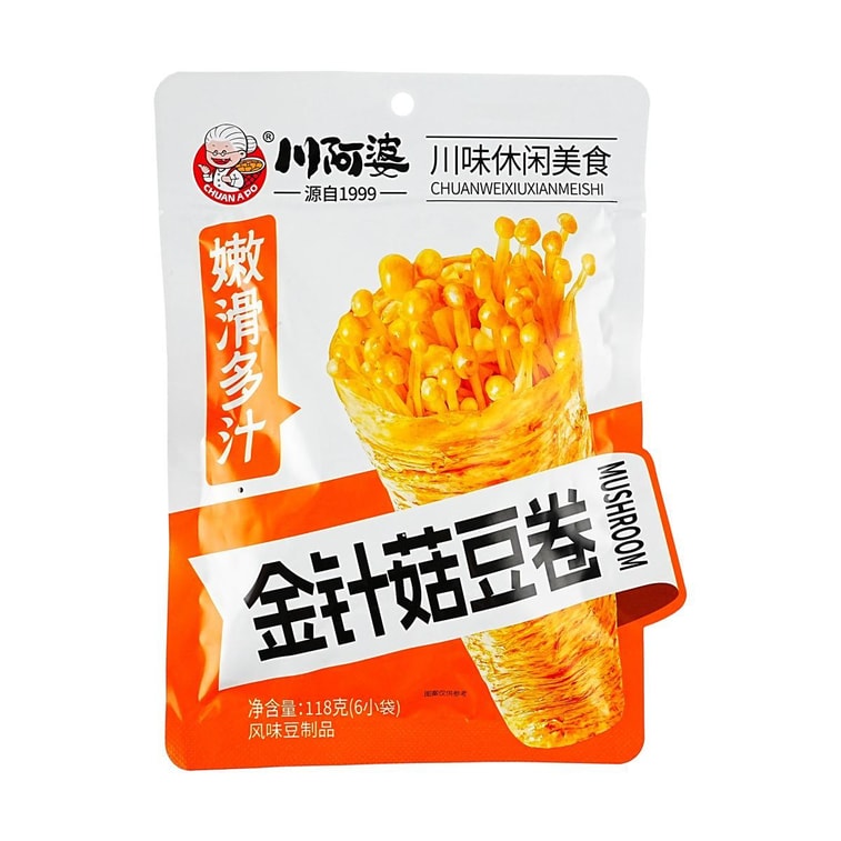 川阿婆 金針菇豆卷 118g 5