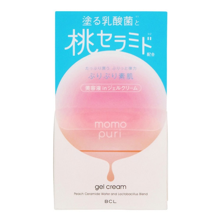 日本BCL MOMO PURI 桃子保湿啫喱面霜80g - 亚米